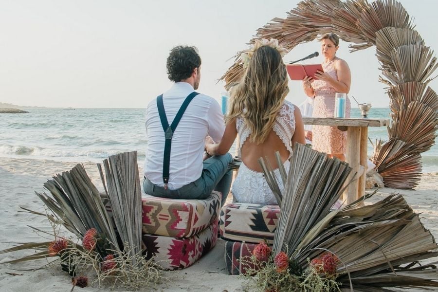 bodas íntimas en la playa